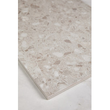 Hadfair 298 x 600mm Beige Terrazzo Look Porcelain Tile